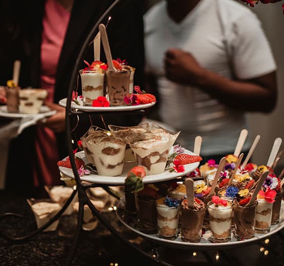 Spit braai and party spread at a celebration
